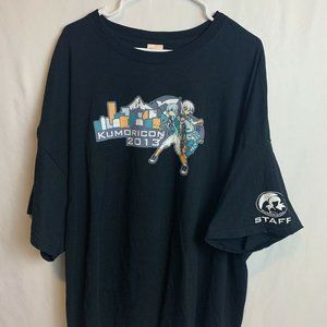 Gildan Mens Kumoricon 2013 Staff T Shirt Size 4XL